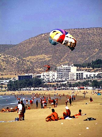 lol la plage d'agadir tr�s bellle et tr�s chouuuuuu 36 c lol