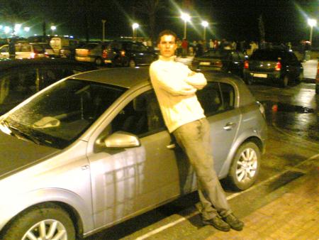 youssef with his car